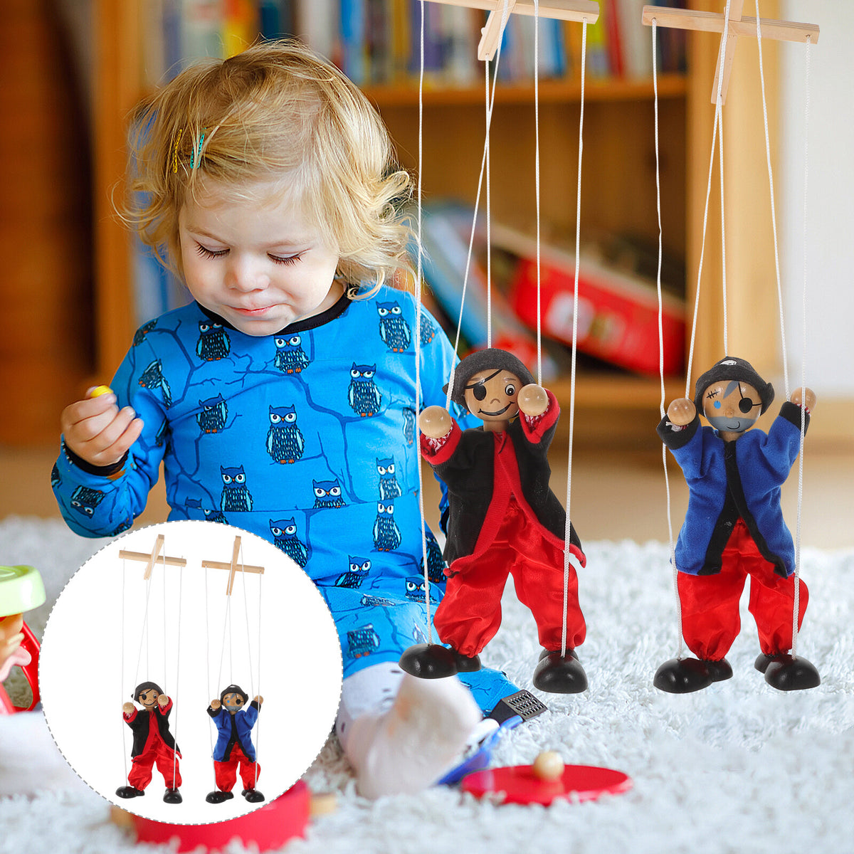 Pirate String Marionette Puppet Toy Z55353