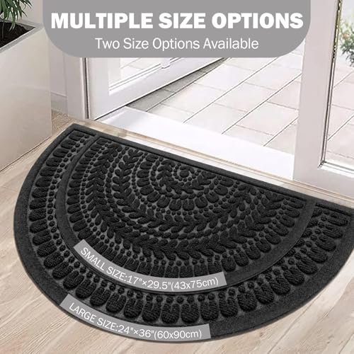 Half Circle Door Mat 17”x30” G681