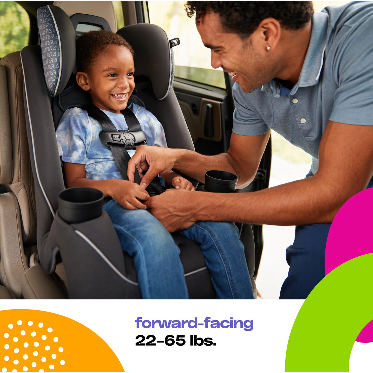 Kids All-in-One Convertible Car Seat I72596