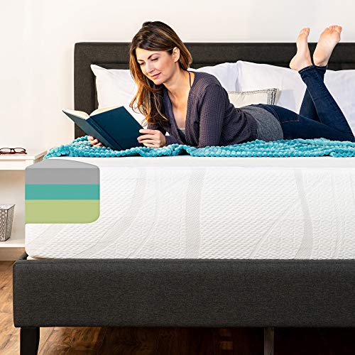 Green Tea Charcoal Cooling Gel Memory Foam Mattress Queen Medium Plush P464