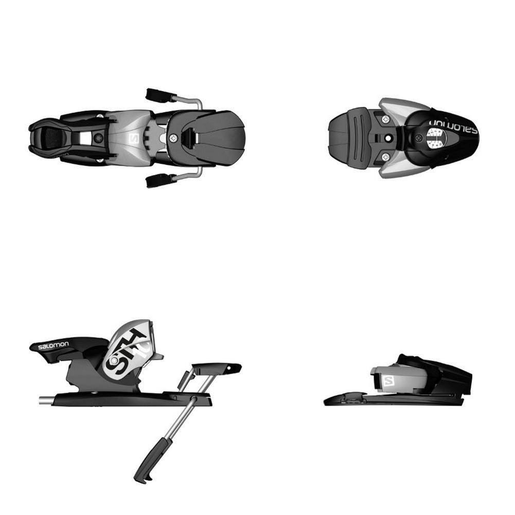 Silver/Black Ski Bindings 90mm O5534