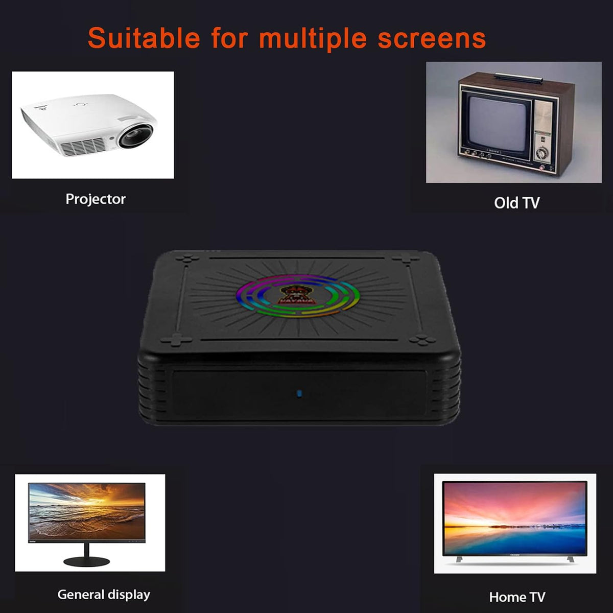 38000 in 1 Arcade Game Console with 2.4G Wireless Controllers HDMI Output 64G O6820