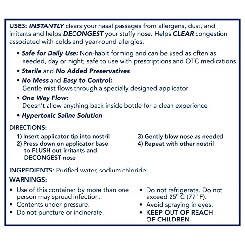 Drug Free Saline Nasal Spray 5.0 fl oz A8596