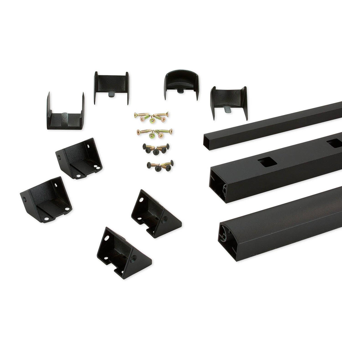 Textured Black Aluminum Rail Kit Stair Z954