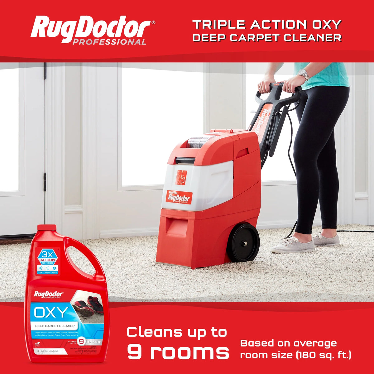 Triple Action Oxy Deep Carpet Cleaner, 96 oz. A7573