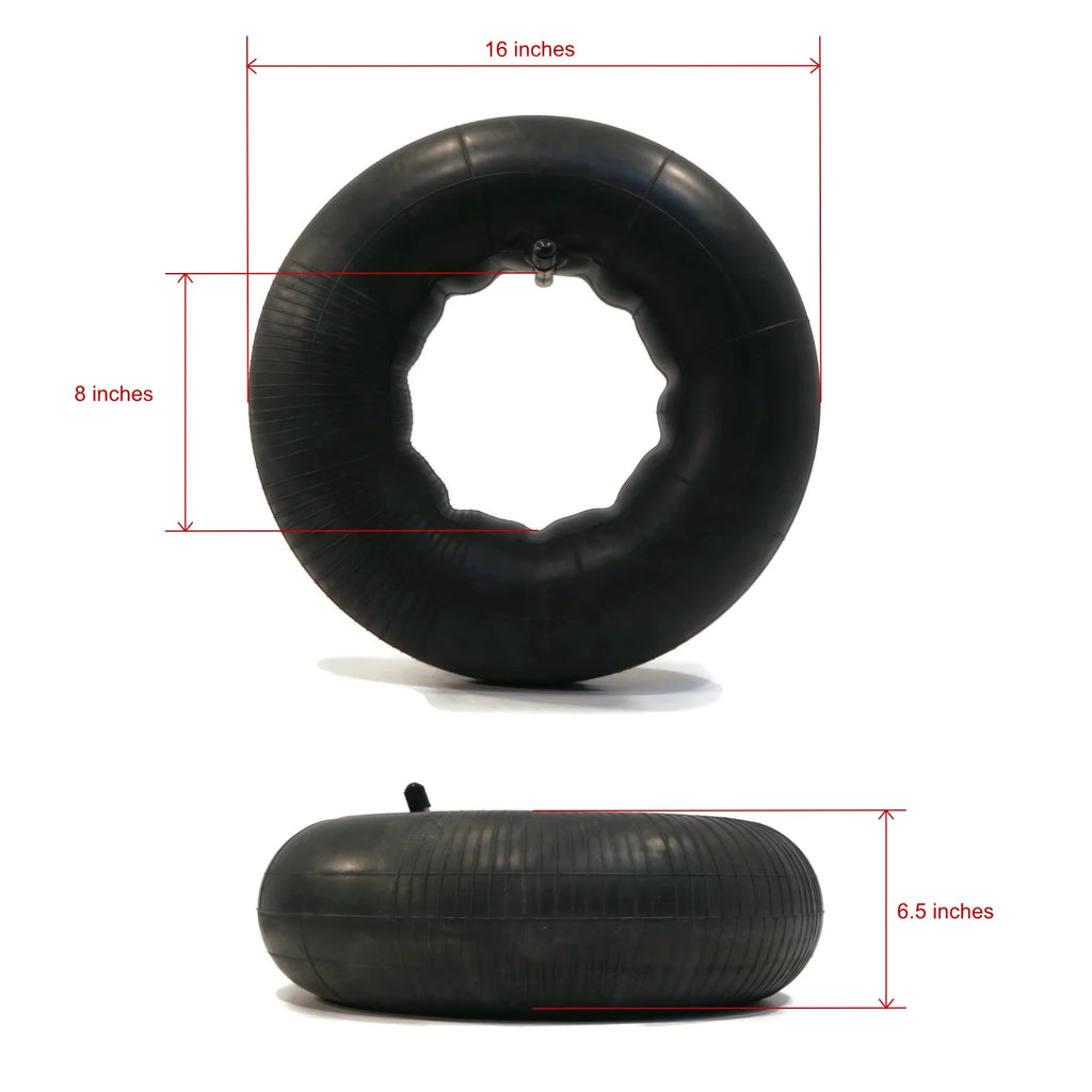 4 Tire Inner Tubes 16x6.50x8 TR13 Straight Valve Stem F732241