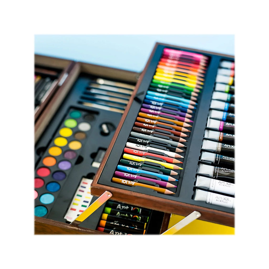 215 Piece Art Set in Wood Case V17547