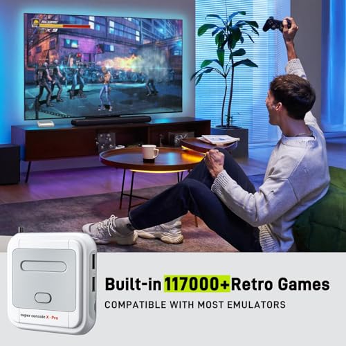 Retro Game Console with 2 Wireless Controllers T82026