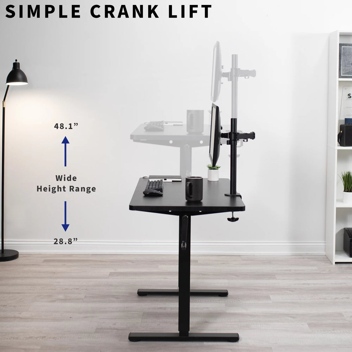 Manual 43” x 24” Stand Up Desk M234068