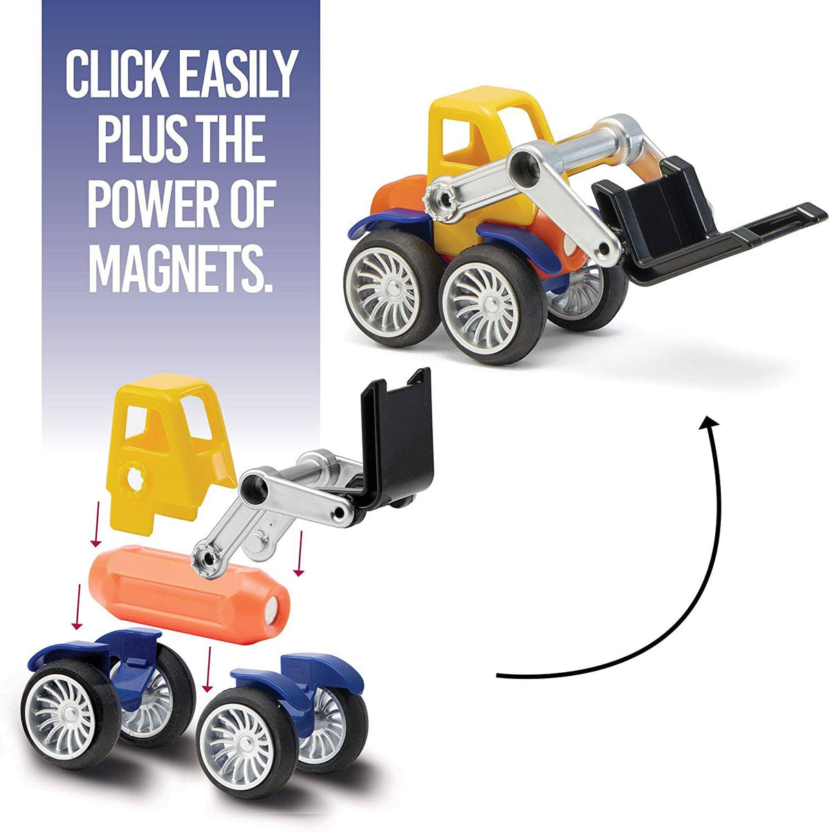 Magnetic Toy Cars Set L7320