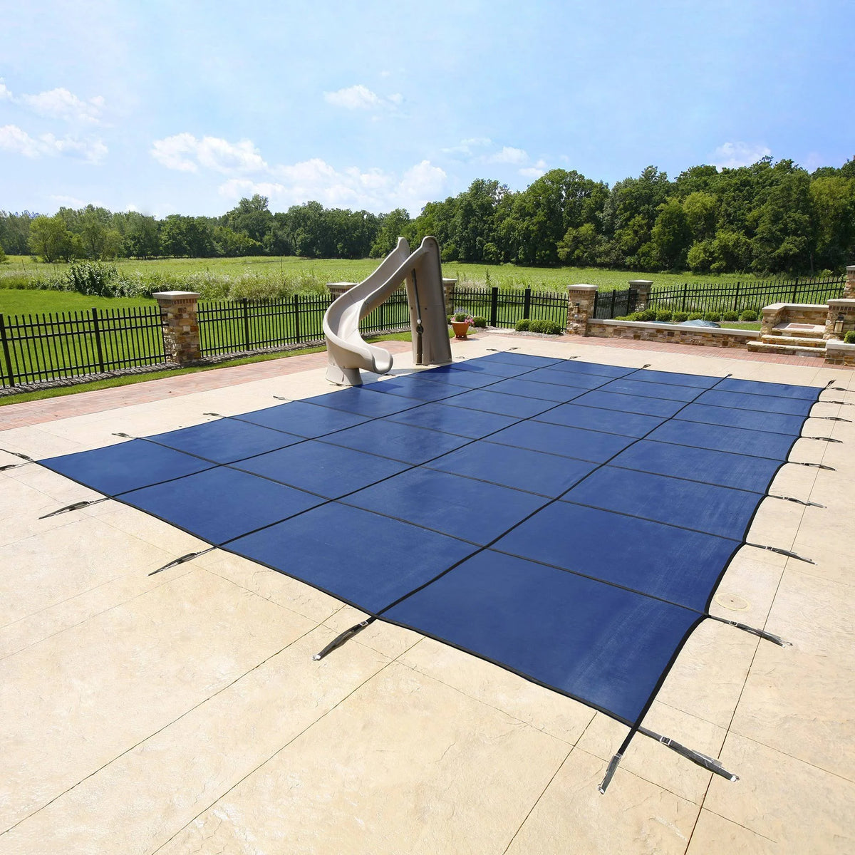 12 Year Mesh Safety Cover - Blue B110146