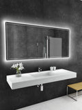 70 x 32 Rectangle Dual Lighted Mirror B86651