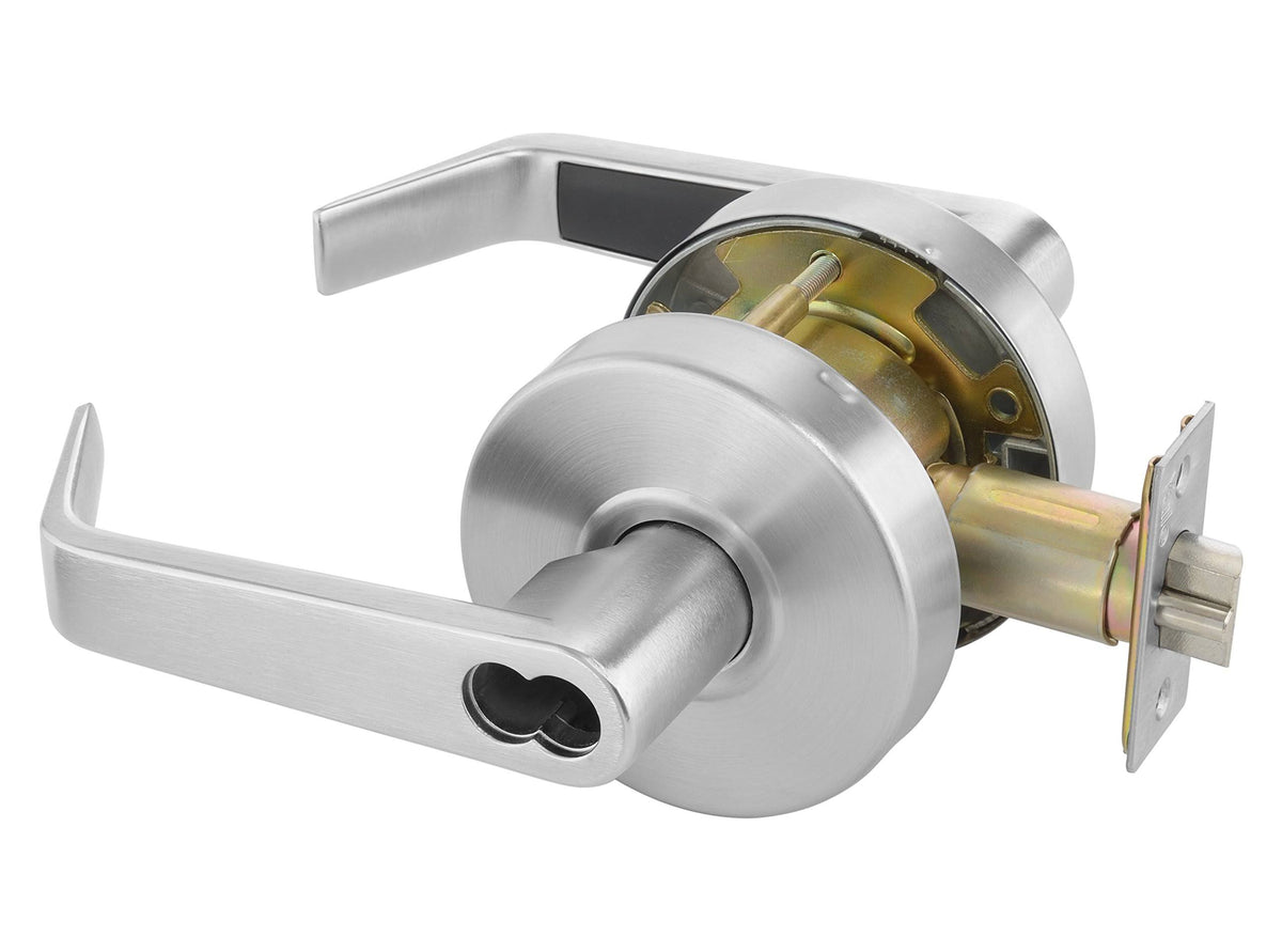 Satin Chrome Grade 2 Cylindrical Handleset V402936