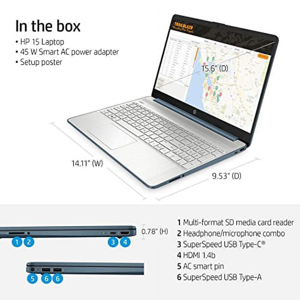 15.6'' FHD IPS Laptop, AMD Ryzen 5 5500U, 32GB RAM, 1TB PCIe SSD, Win 11 H95363