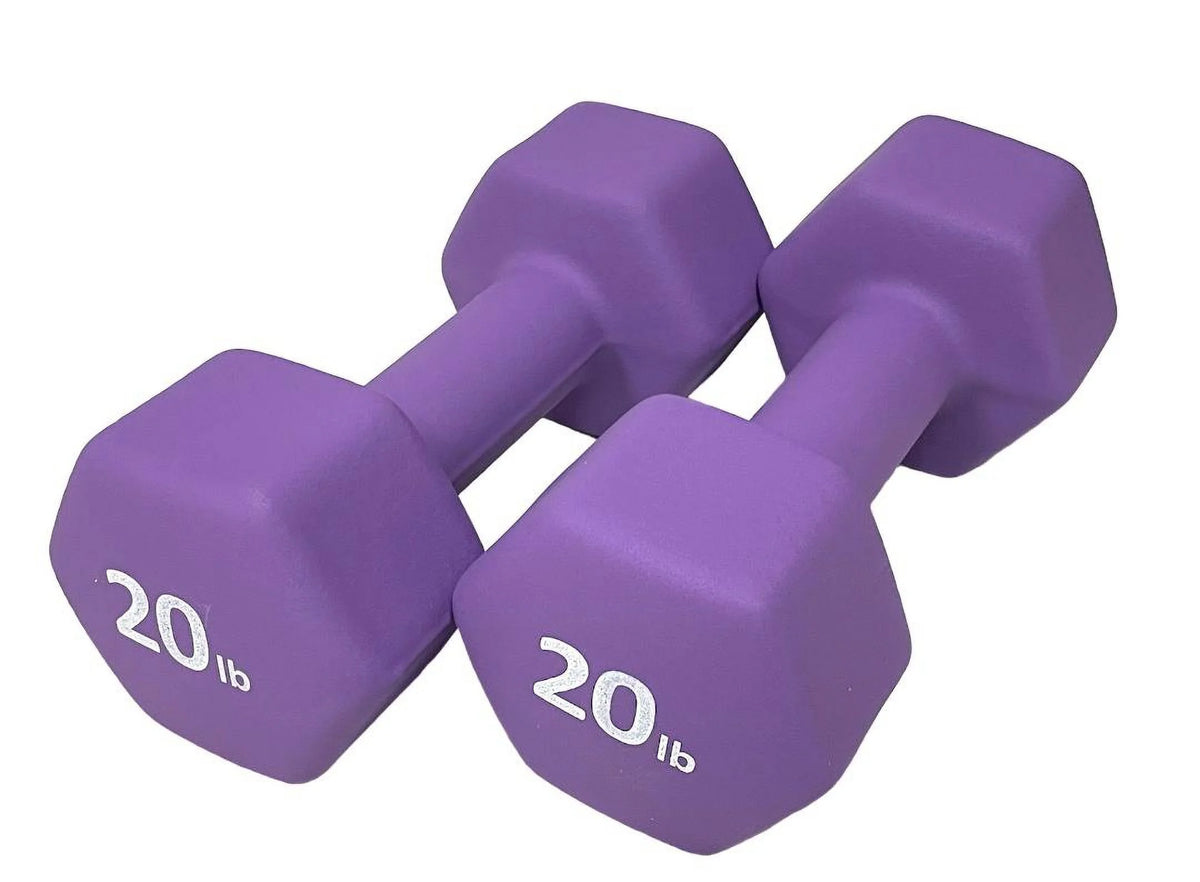 Neoprene 20LB Hex Dumbbell Set of 2 X598068