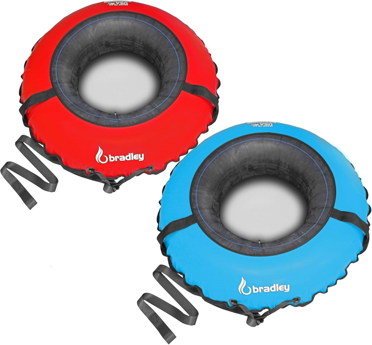 2 Pack Inflatable Snow Tubes with Heavy Duty Cover E74662