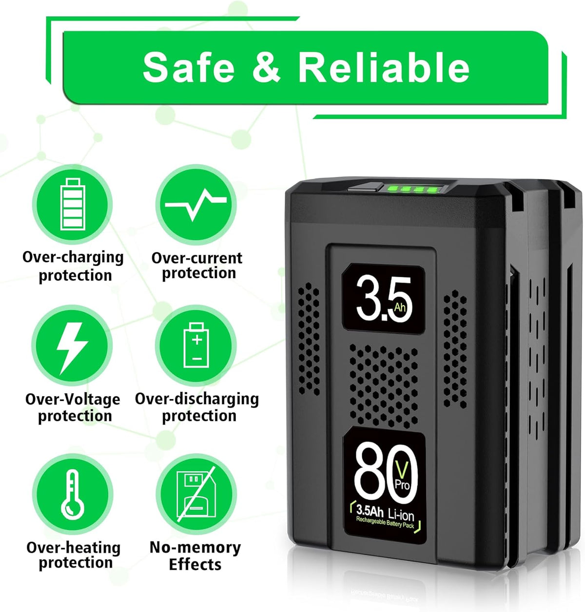 80V 3.5Ah Lithium Ion Battery P200684