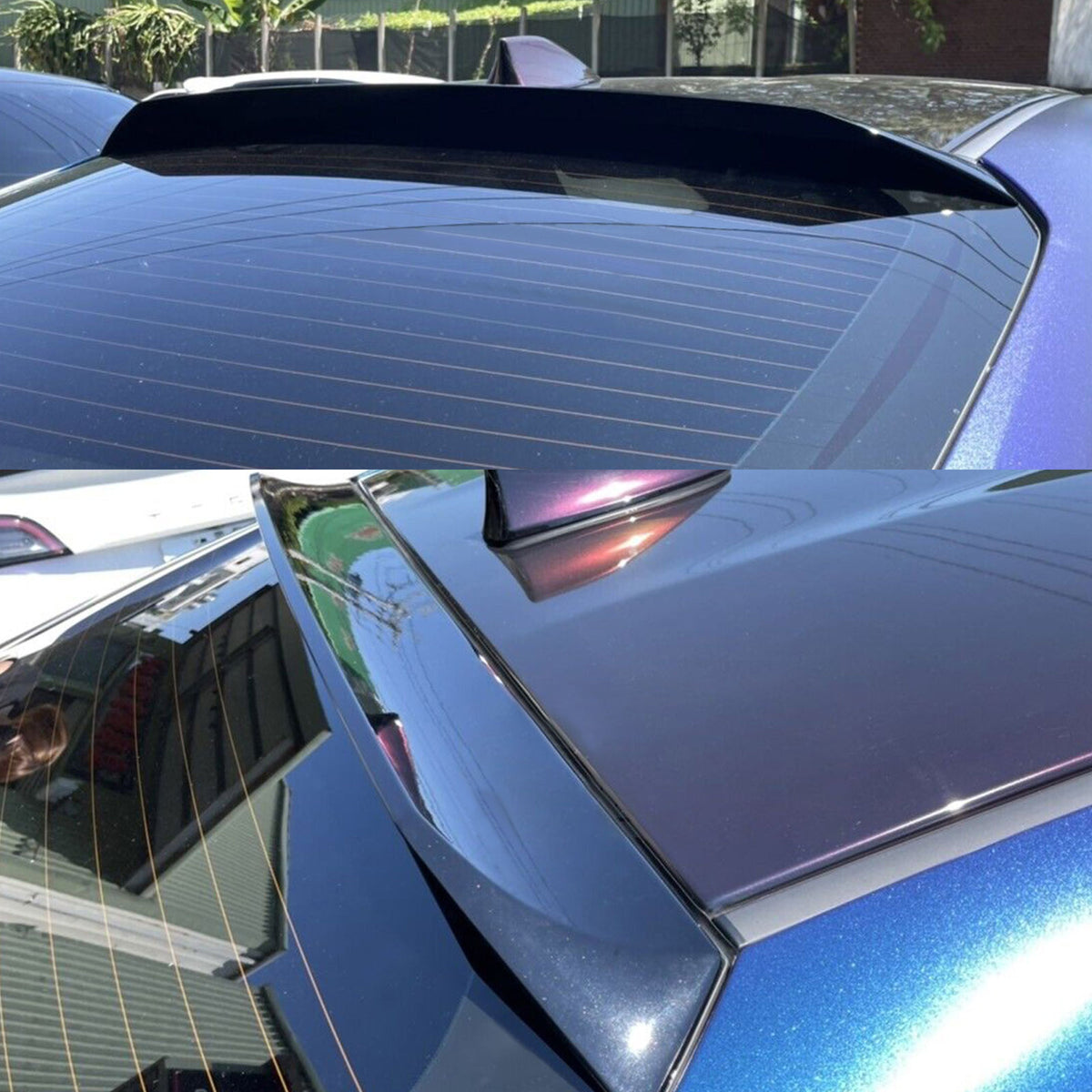 Gloss Black ABS Plastic Roof Spoiler M59270