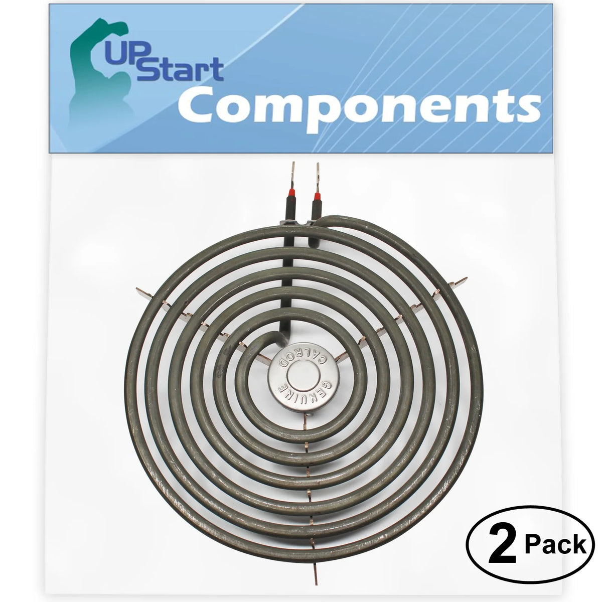 2-Pack 8 inch 6 Turns Surface Burner Element for Range J75156