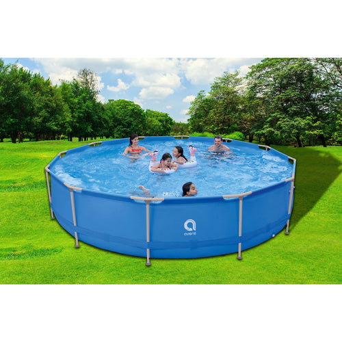 15 Foot x 36 Inch Steel Frame Above Ground Swimming Pool K7166