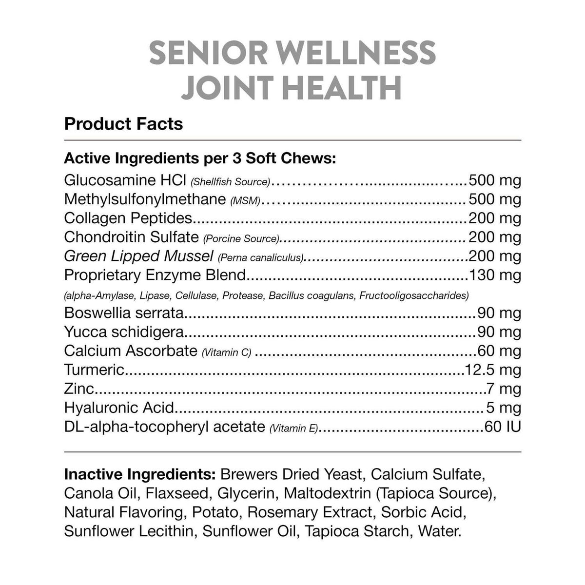 Senior Advanced Joint Health Soft Chews C453