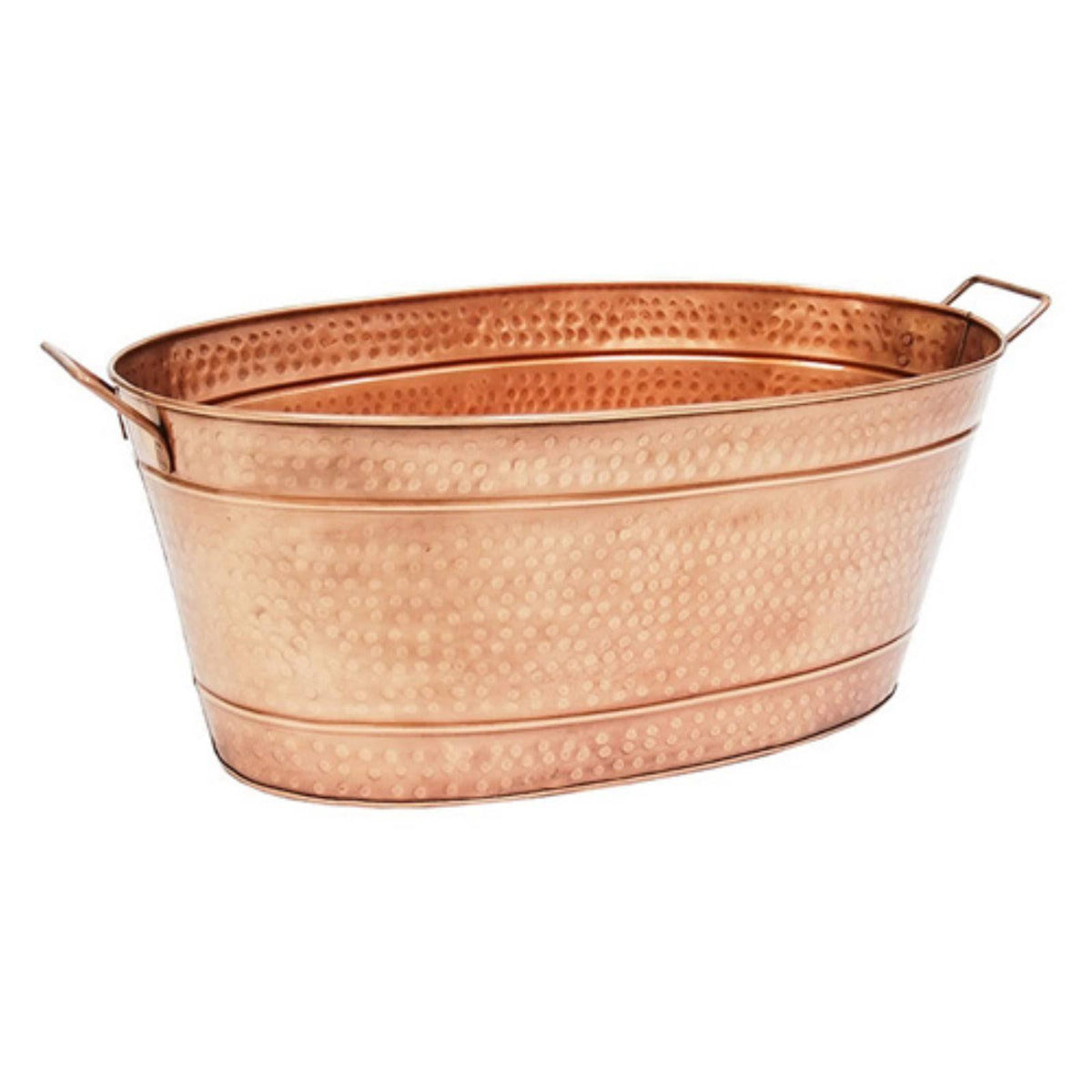 Copper Large Oval Steel Tub J278