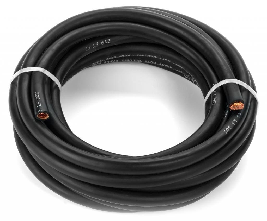 Black 20 Feet Welding Cable L659148