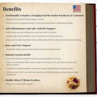 Senior Bird Nutri Berries Parrot Food G145