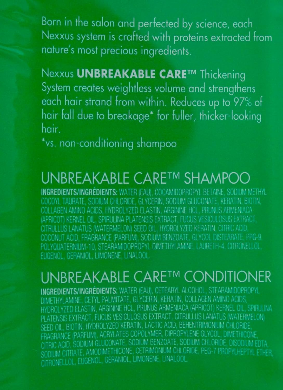 32 FL OZ Anti-Breakage Shampoo and Conditioner O745
