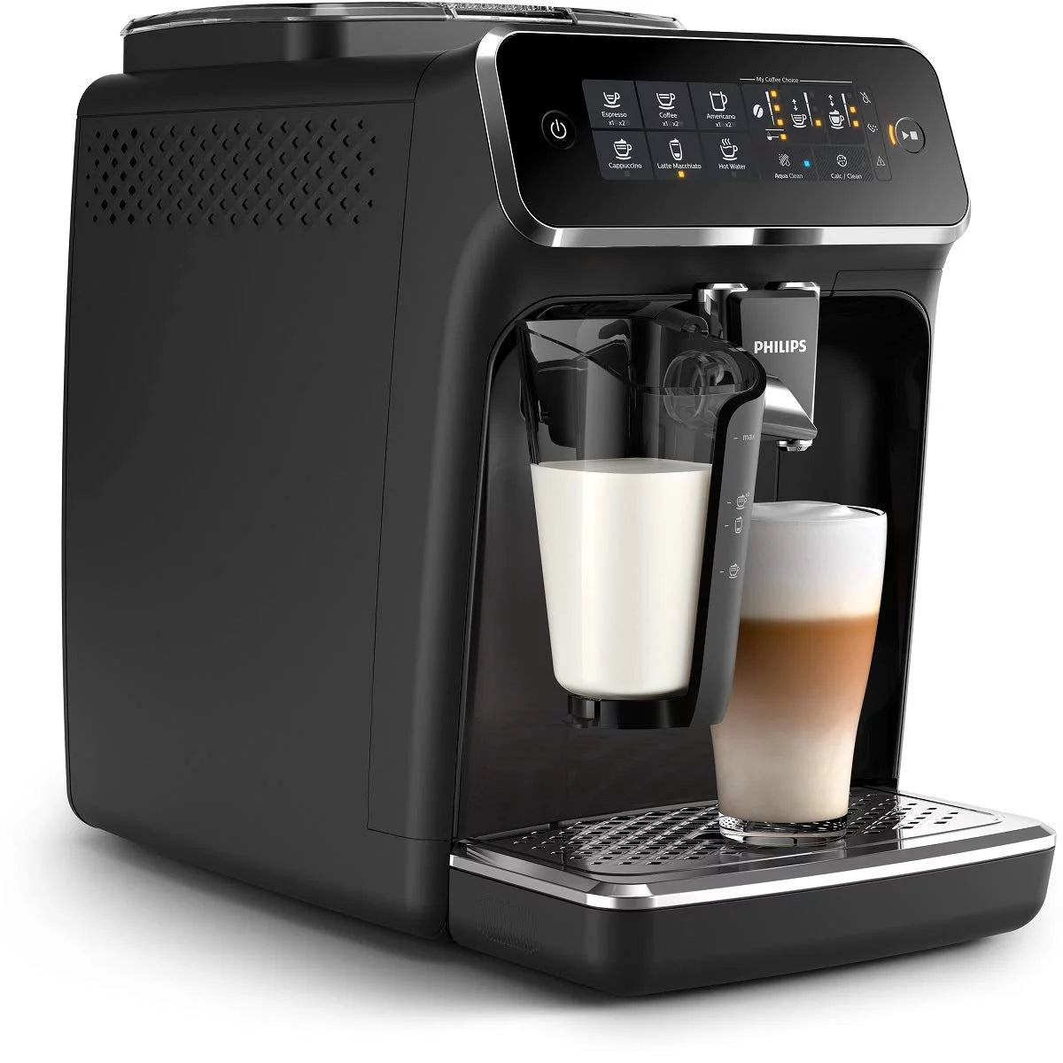 Black Fully Automatic Espresso Machine with LatteGo Q631