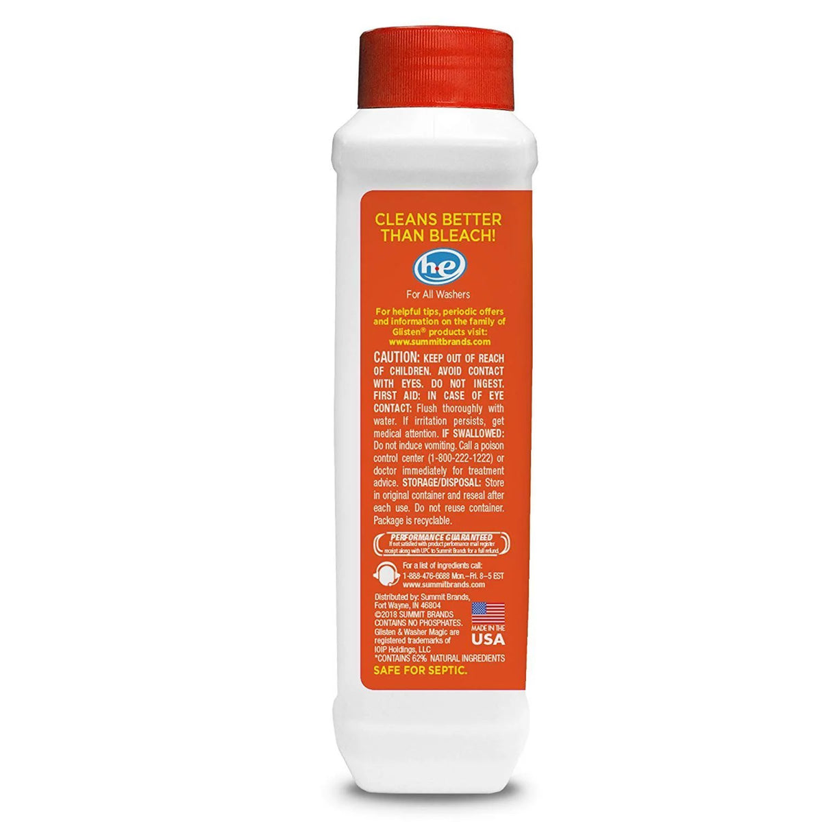Washing Machine Cleaner and Deodorizer, 6 Pack G805872