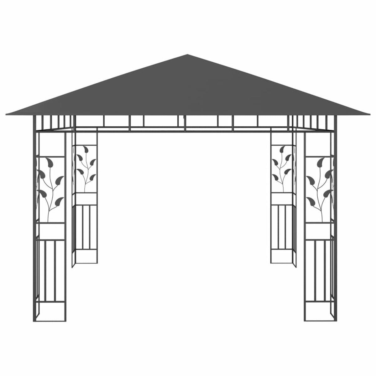 Gazebo with Mosquito Net Anthracite Z911701