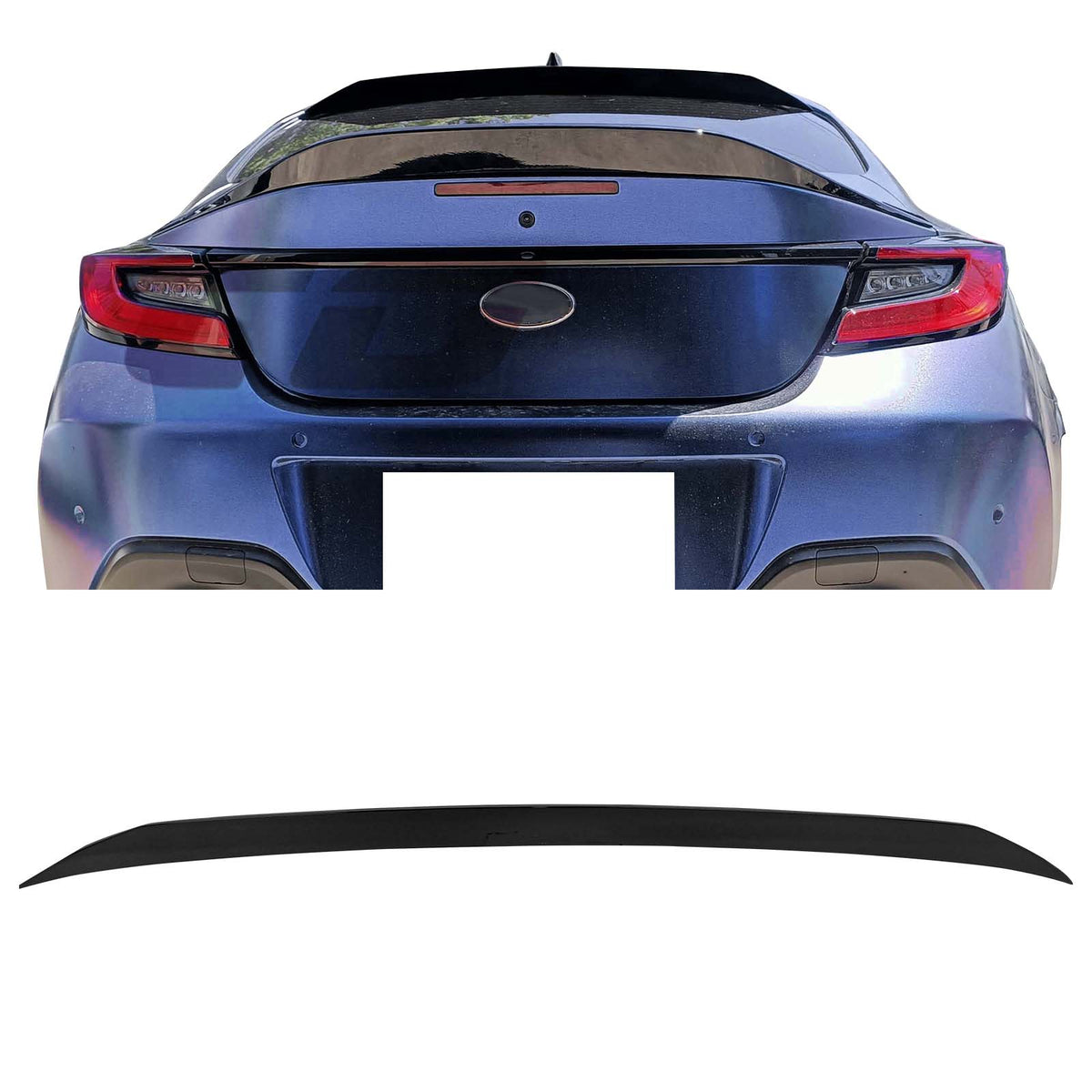 Gloss Black ABS Plastic Roof Spoiler M59270