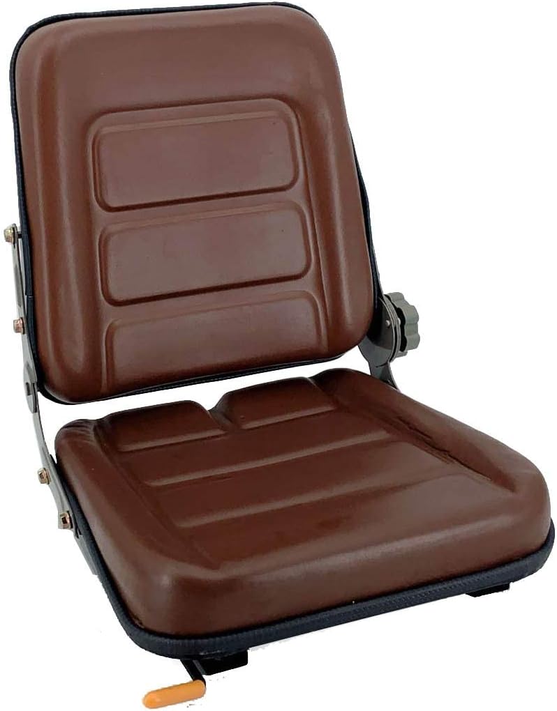 PVC Forklift Seat with 140° Adjustable Back J80036