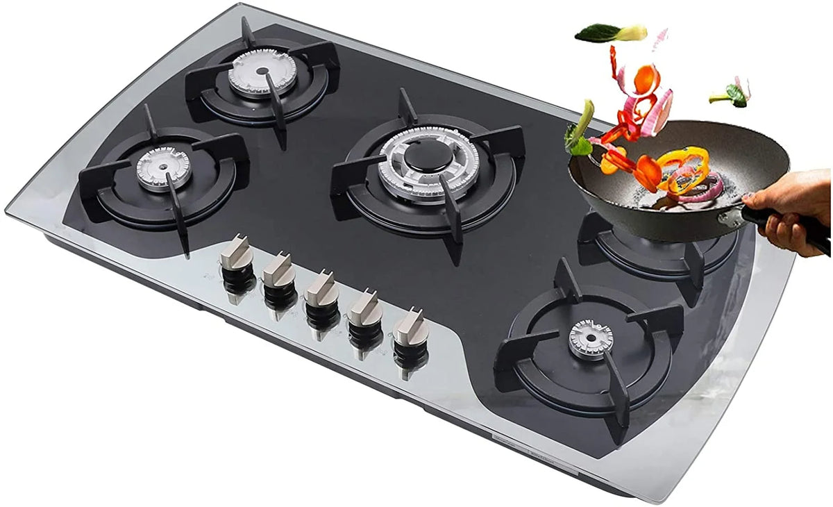 5 Burners Tempered Glass Gas Cooktop W31989
