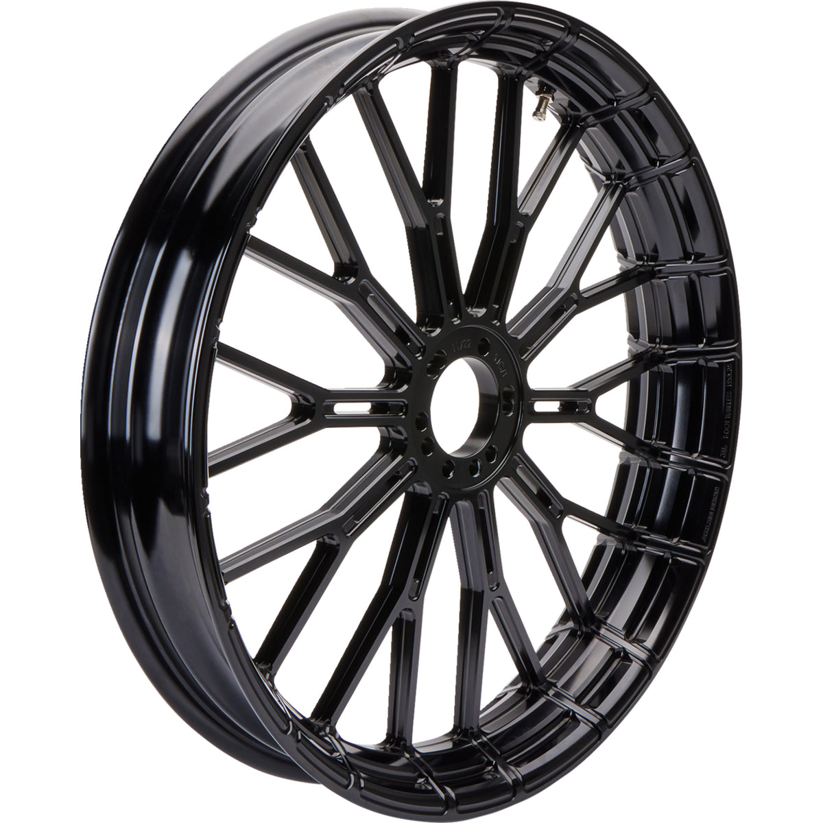 21" x 3.5" Y-Spoke Forged Black Front Wheel Y548