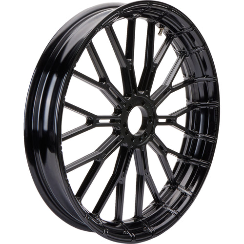21" x 3.5" Y-Spoke Forged Black Front Wheel Y548