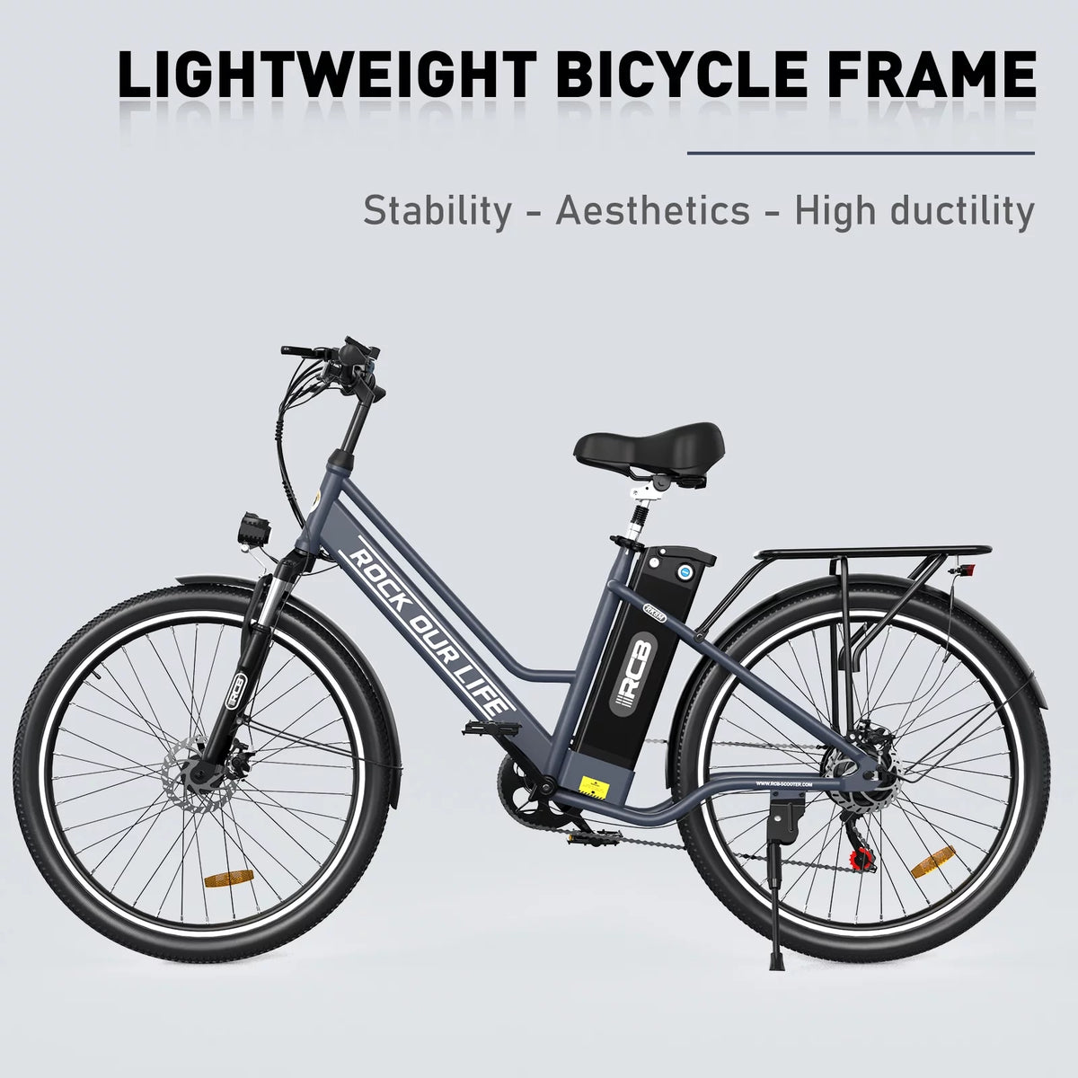 500W 26 Electric Bike with 36V/12 Ah Removable Battery F177