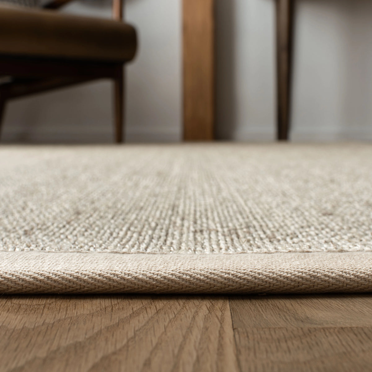 Natural Fiber Seagrass Area Rug, Marble/Beige, 9' x 12' Z41057