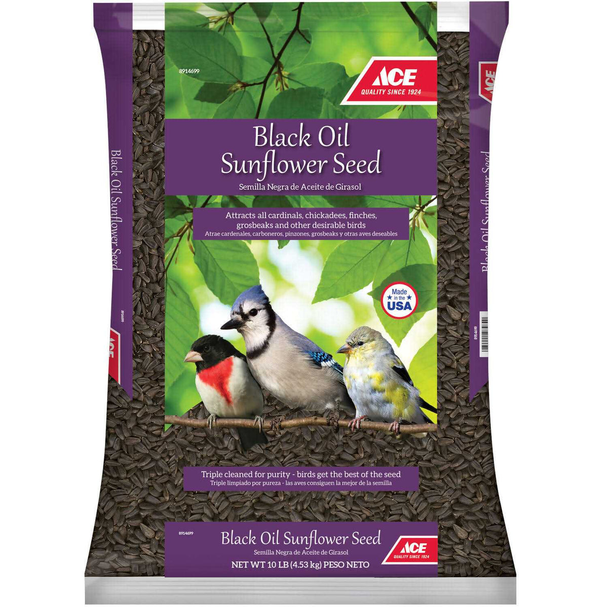 Black Oil Sunflower Seed Wild Bird Food P68185