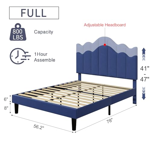 Queen Size Upholstered Platform Bed Frame with 4 Storage Drawers X31571