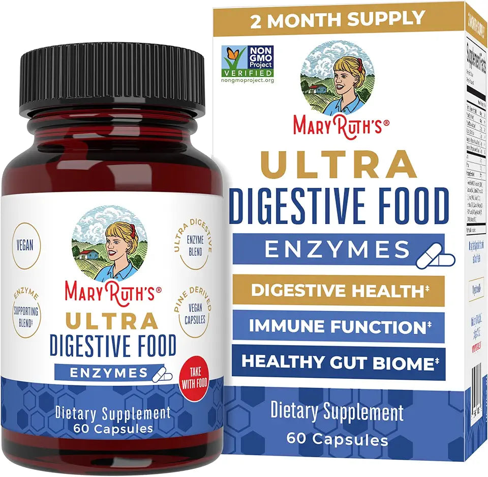 Vegan Digestive Enzymes Capsules 60 Count T8297