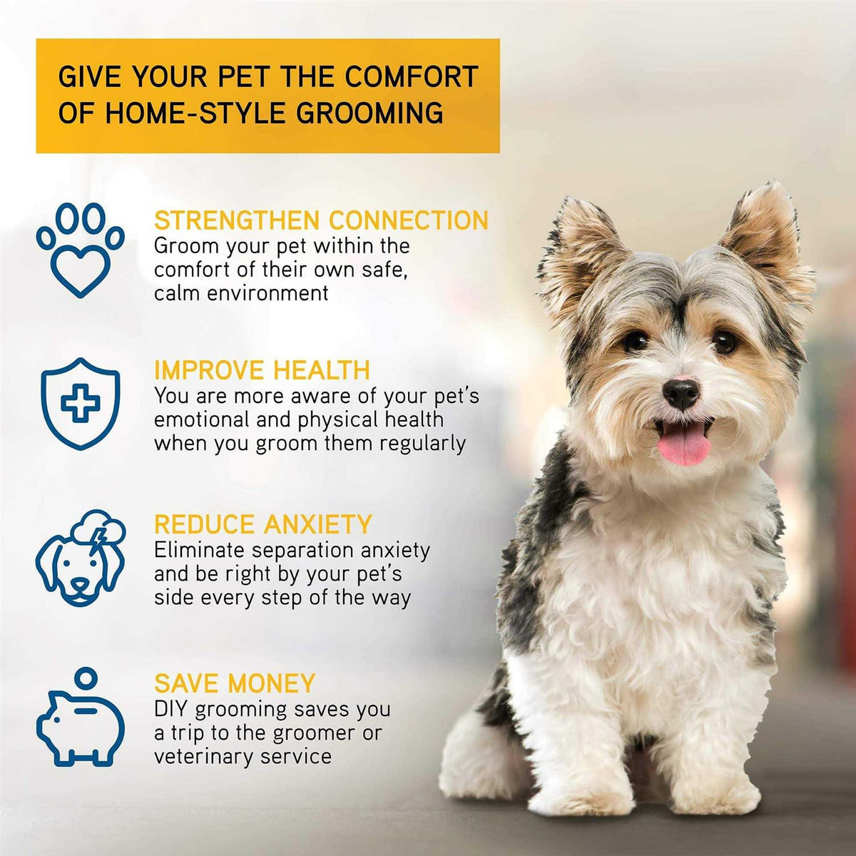Pet Grooming Force Dryer Vacuum I78146