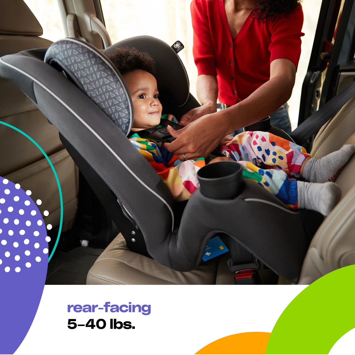 Kids All-in-One Convertible Car Seat I72596