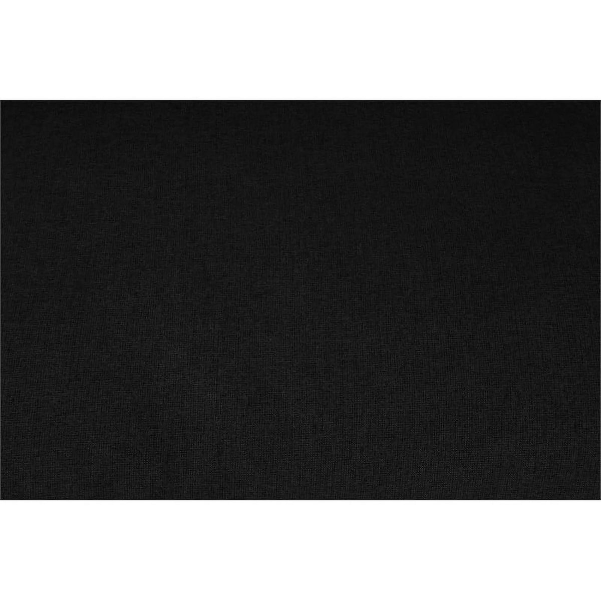 Black Linen Fabric Modular 2 Piece Armless Loveseat K345