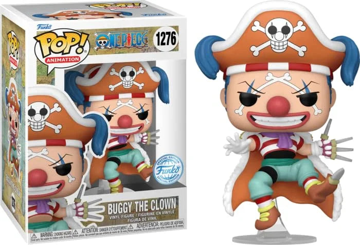 Multicolor One Piece Buggy The Clown Pop! Vinyl Figure K47640