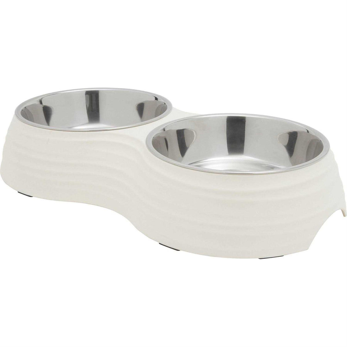 Stainless Steel Double Dog Bowls with Stand B90786