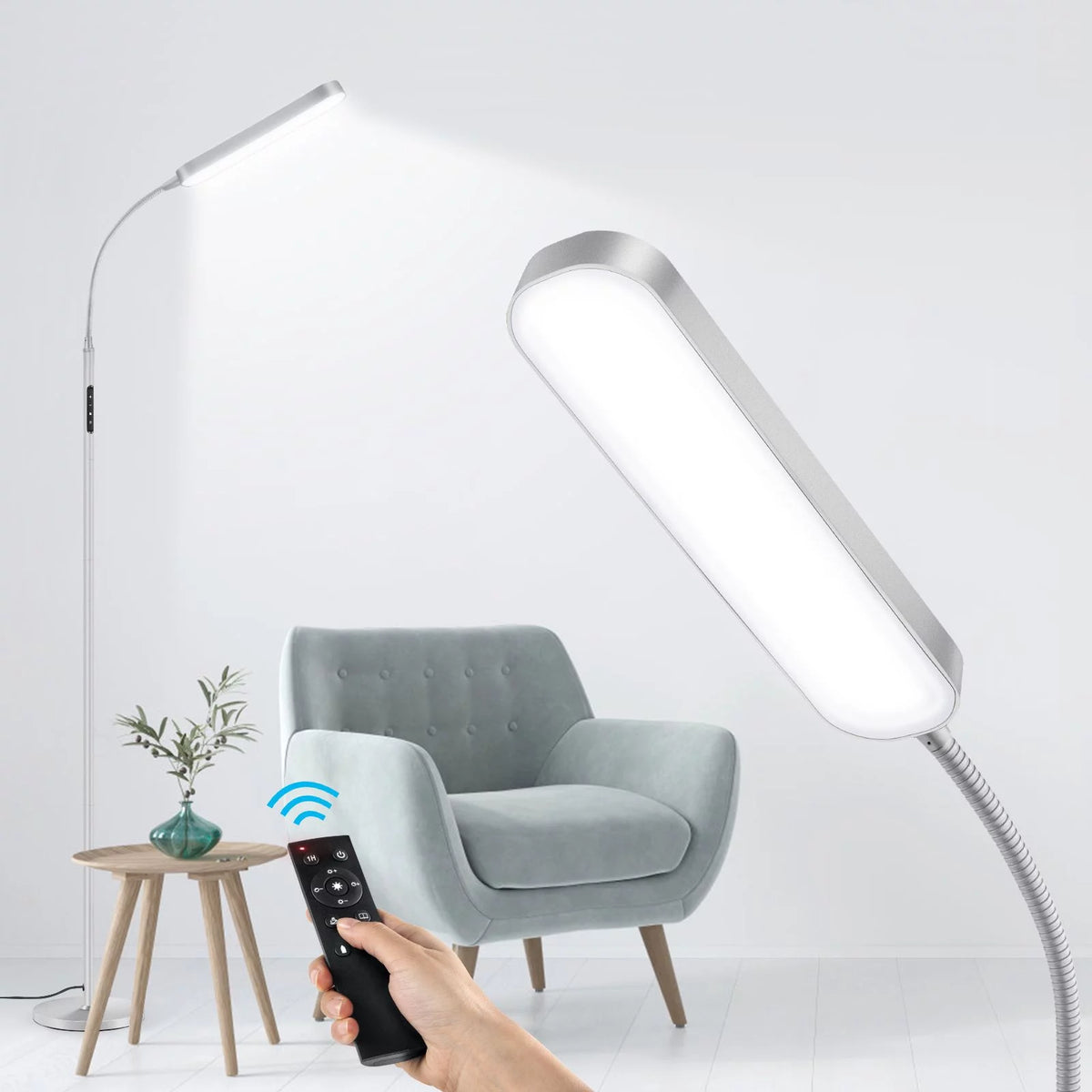 LED Floor Lamp with Remote Touch Control Adjustable Standing Light 4 Color Temperature M879