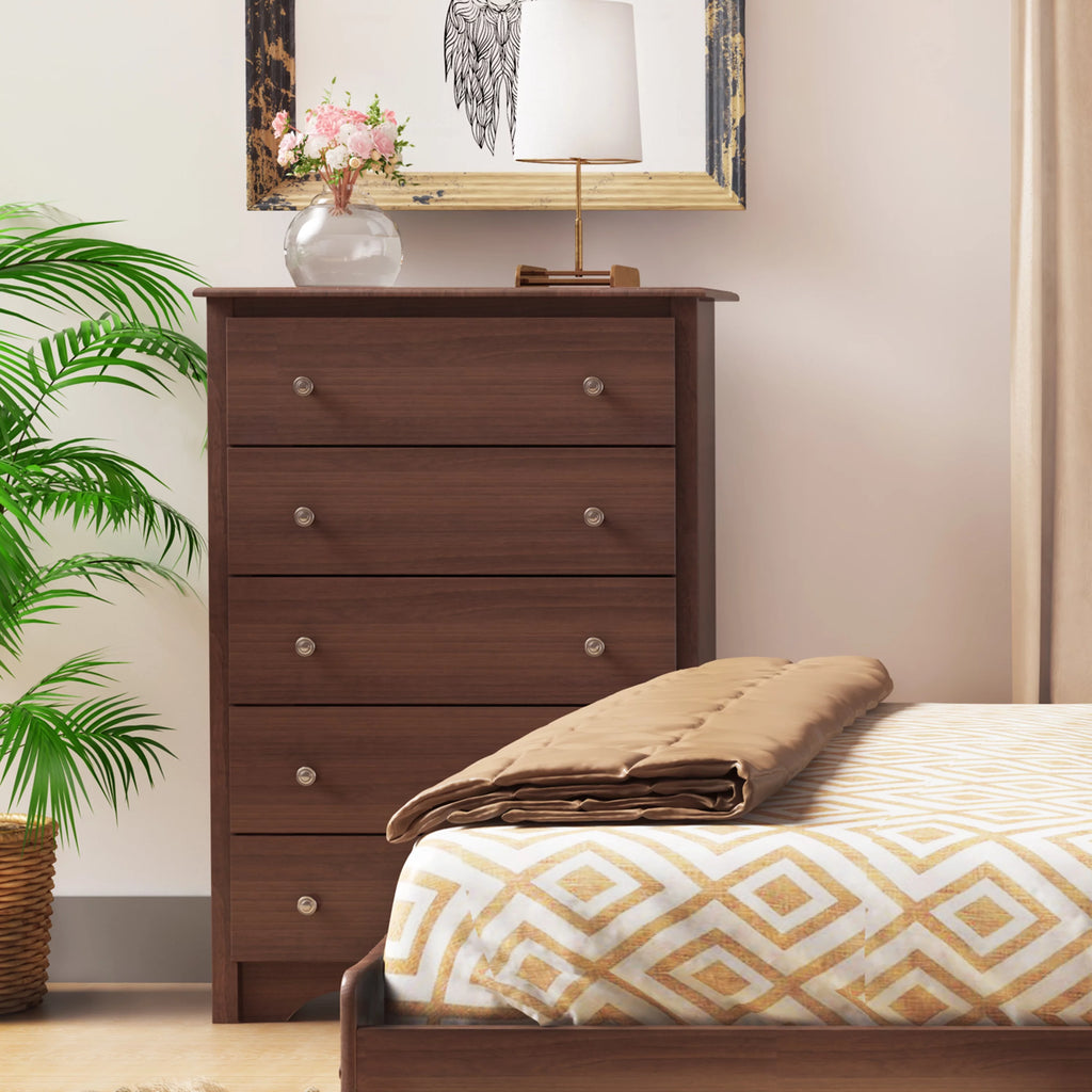 Cherry 5-Drawer Dresser N233200
