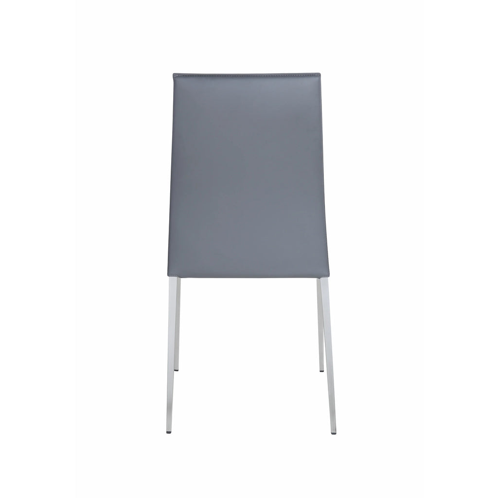 Grey Stackable Dining Chair Set of 4 W780163